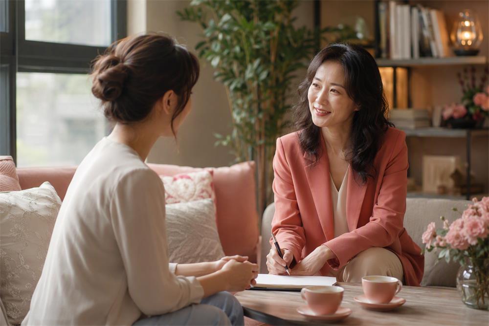 礼呈优恋红娘与会员沟通